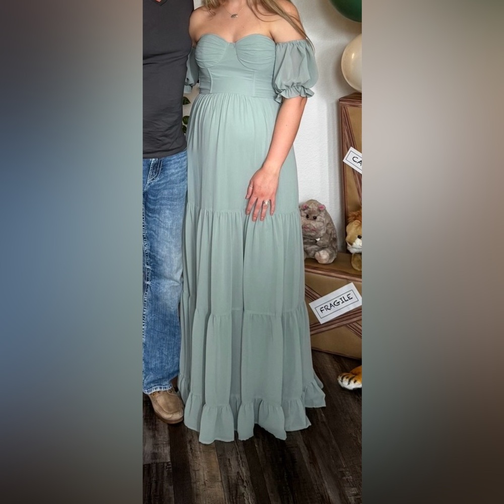 Light Green Dress